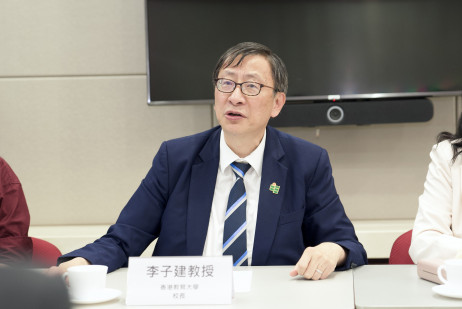 教大校長李子建博彩论坛新闻教授致歡迎辭